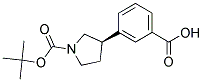 (R)-3-(1-(TERT-BUTOXYCARBONYL)PYRROLIDIN-3-YL)BENZOIC ACID Struktur