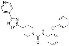 N-(2-PHENOXYPHENYL)-4-(3-PYRIDIN-4-YL-1,2,4-OXADIAZOL-5-YL)PIPERIDINE-1-CARBOXAMIDE Struktur