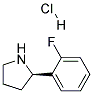 (R)-2-(2-FLUOROPHENYL)PYRROLIDINE HYDROCHLORIDE Struktur