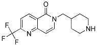 6-(PIPERIDIN-4-YLMETHYL)-2-(TRIFLUOROMETHYL)-1,6-NAPHTHYRIDIN-5(6H)-ONE Struktur