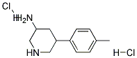 5-P-TOLYLPIPERIDIN-3-AMINE DIHYDROCHLORIDE Struktur