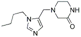 4-(3-BUTYL-3H-IMIDAZOL-4-YLMETHYL)-PIPERAZIN-2-ONE Structure