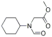 CYCLOHEXYL-FORMYLAMINO-ACETIC ACIDMETHYL ESTER Struktur