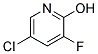 5-CHLORO-3-FLUORO-PYRIDIN-2-OL Struktur