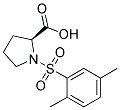 1-[(2,5-DIMETHYLPHENYL)SULFONYL]PROLINE Struktur