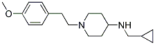 N-(CYCLOPROPYLMETHYL)-1-[2-(4-METHOXYPHENYL)ETHYL]PIPERIDIN-4-AMINE Struktur