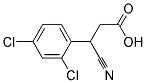 3-(2,4-DICHLOROPHENYL)-3-CYANOPROPANOIC ACID Structure