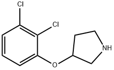 3-(2,3-DICHLOROPHENOXY)PYRROLIDINE Struktur