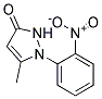 5-METHYL-1-(2-NITROPHENYL)PYRAZOL-3-ONE Struktur