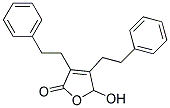 5-HYDROXY-3,4-DIPHENETHYL-5H-FURAN-2-ONE Struktur