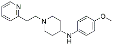 N-(4-METHOXYPHENYL)-1-(2-PYRIDIN-2-YLETHYL)PIPERIDIN-4-AMINE Struktur