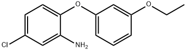 5-CHLORO-2-(3-ETHOXYPHENOXY)ANILINE Struktur