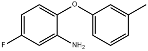 5-FLUORO-2-(3-METHYLPHENOXY)ANILINE Struktur