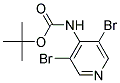 TERT-BUTYL 3,5-DIBROMOPYRIDIN-4-YLCARBAMATE Struktur