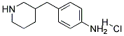 4-(PIPERIDIN-3-YLMETHYL)ANILINE HYDROCHLORIDE Struktur