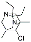 6-CHLORO-2,2-DIETHYL-5,7-DIMETHYL-1,3-DIAZATRICYCLO[3.3.1.1(3,7)]DECANE Struktur