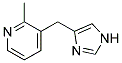 3-(1H-IMIDAZOL-4-YLMETHYL)-2-METHYL-PYRIDINE Struktur