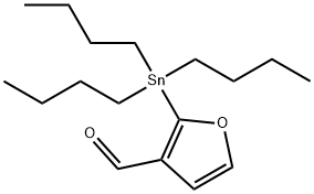 3-FORMYL-2-(TRIBUTYLSTANNYL)FURAN Struktur