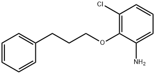 3-CHLORO-2-(3-PHENYLPROPOXY)ANILINE Struktur