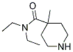 4-METHYL-4-(N-DIETHYL)CARBAMOYL PIPERIDINE Struktur