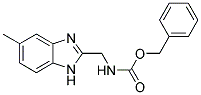 (5-METHYL-1H-BENZIMIDAZOL-2-YLMETHYL)-CARBAMIC ACID BENZYL ESTER Struktur