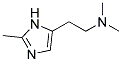 DIMETHYL-[2-(2-METHYL-IMIDAZOL-4-YL)-ETHYL]-AMINE Struktur