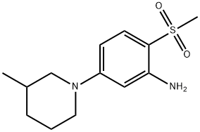 5-(3-METHYLPIPERIDIN-1-YL)-2-METHYLSULFONYLANILINE|