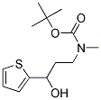 (3-HYDROXY-3-THIOPHEN-2-YL-PROPYL)-METHYL-CARBAMIC ACID TERT-BUTYL ESTER Struktur