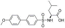 LEUCINE, N-[(4'-METHOXY[1,1'-BIPHENYL]-4-YL)SULFONYL]- Struktur