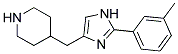 4-(2-M-TOLYL-1H-IMIDAZOL-4-YLMETHYL)-PIPERIDINE Struktur