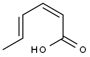 (2Z,4E)-HEXA-2,4-DIENOIC ACID Struktur