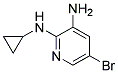 5-BROMO-N2-CYCLOPROPYL-PYRIDINE-2,3-DIAMINE Struktur