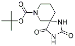 7-BOC-2,4-DIOXO-1,3,7-TRIAZA-SPIRO[4.5]DECANE Struktur