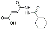 4-(N'-CYCLOHEXANECARBONYL-HYDRAZINO)-4-OXO-BUT-2-ENOIC ACID Struktur