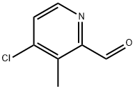 4-CHLORO-3-METHYL-PYRIDINE-2-CARBALDEHYDE Struktur