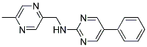 N-[(5-METHYLPYRAZIN-2-YL)METHYL]-5-PHENYLPYRIMIDIN-2-AMINE Struktur