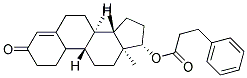 3-PHENYL-PROPIONIC ACID (8R,9S,13S,14S,17S)-13-METHYL-3-OXO-2,3,6,7,8,9,10,11,12,13,14,15,16,17-TETRADECAHYDRO-1H-CYCLOPENTA[A]PHENANTHREN-17-YL ESTER Struktur