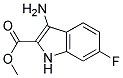 METHYL 3-AMINO-6-FLUORO-1H-INDOLE-2-CARBOXYLATE Struktur