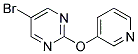 5-BROMO-2-(PYRIDIN-3-YLOXY)PYRIMIDINE Struktur