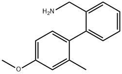 (4'-METHOXY-2'-METHYL[1,1'-BIPHENYL]-2-YL)-METHANAMINE Struktur