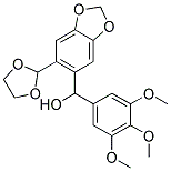 (6-[1,3]DIOXOLAN-2-YL-BENZO[1,3]DIOXOL-5-YL)-(3,4,5-TRIMETHOXY-PHENYL)-METHANOL Struktur