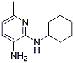 N2-CYCLOHEXYL-6-METHYL-PYRIDINE-2,3-DIAMINE Struktur