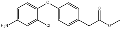 METHYL 2-[4-(4-AMINO-2-CHLOROPHENOXY)PHENYL]-ACETATE Struktur