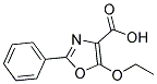 5-ETHOXY-2-PHENYL-1,3-OXAZOLE-4-CARBOXYLIC ACID Struktur