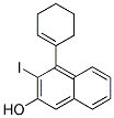 4-CYCLOHEX-1-ENYL-3-IODO-NAPHTHALEN-2-OL Struktur