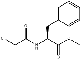 METHYL 2-[(CHLOROACETYL)AMINO]-3-PHENYLPROPANOATE Struktur