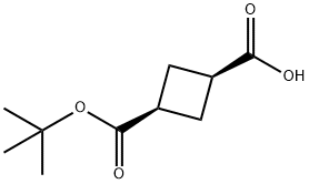 (CIS)-3-(TERT-BUTOXYCARBONYL)CYCLOBUTANECARBOXYLIC ACID Struktur