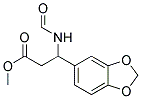 METHYL-3-FORMYLAMINO-3-(3,4-METHYLENEDIOXYPHENYL)PROPIONATE Struktur