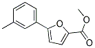 5-(3-METHYLPHENYL)FURAN-2-CARBOXYLIC ACID METHYL ESTER Struktur