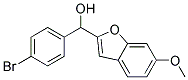 (4-BROMO-PHENYL)-(6-METHOXY-BENZOFURAN-2-YL)-METHANOL Struktur